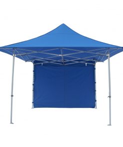 Popup tent with awning
