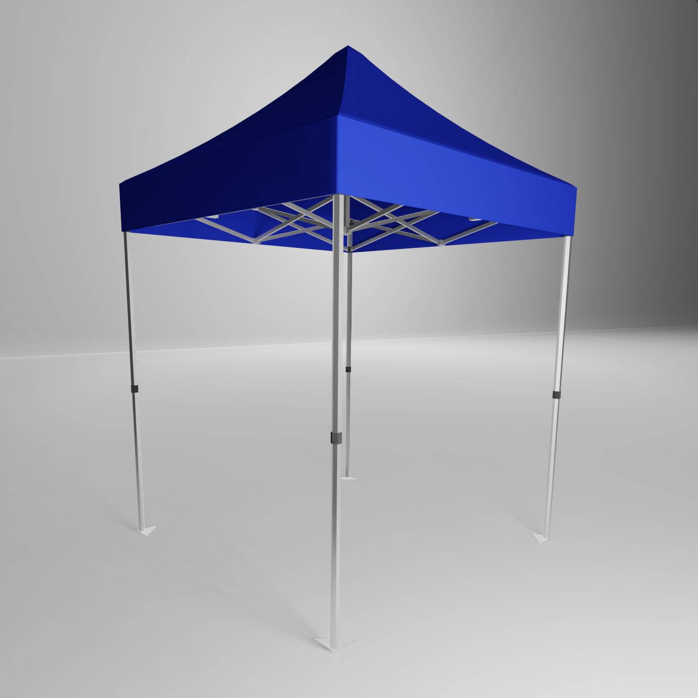 3D teltta sininen