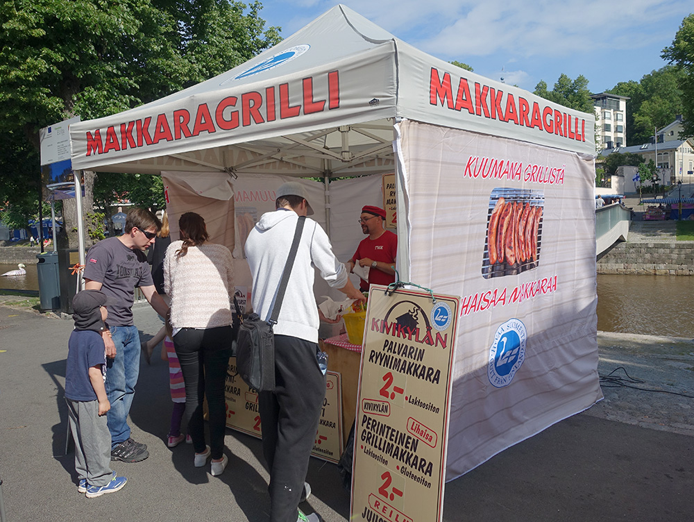 Nopsa 3x3m - Makkaragrilli teltta